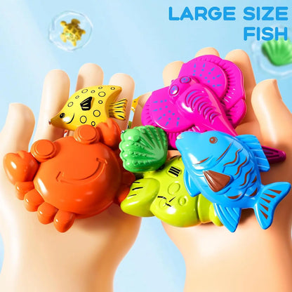 Floating Fish Bath Toy Game Set
