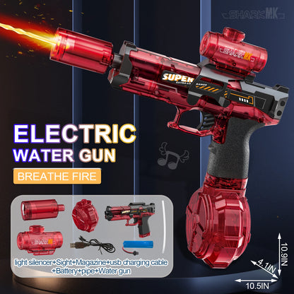 Electric Flame-Effect High-Pressure Water Gun