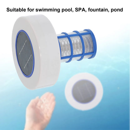 Solar Pool Ionizer Cleaner with Silver Ions