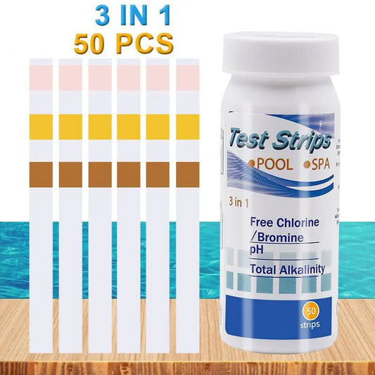 Chlorine & pH Test Strips for Pool, Spa & Aquarium