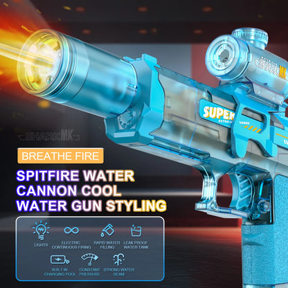 Electric Flame-Effect High-Pressure Water Gun