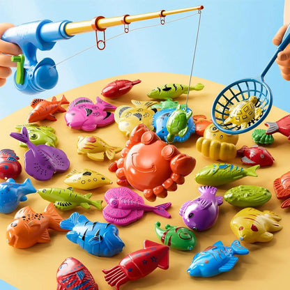 Floating Fish Bath Toy Game Set