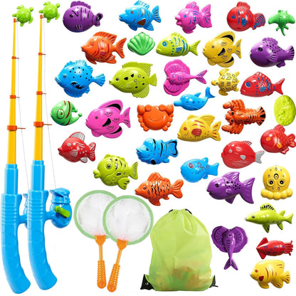 Floating Fish Bath Toy Game Set