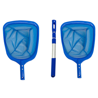 Telescopic Pool Skimmer Net with Detachable Rod