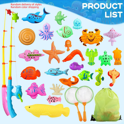 Floating Fish Bath Toy Game Set