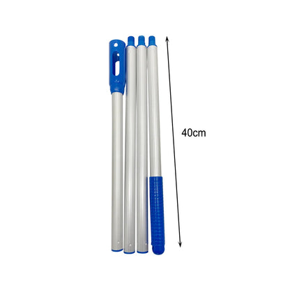Telescopic Pool Skimmer Net with Detachable Rod