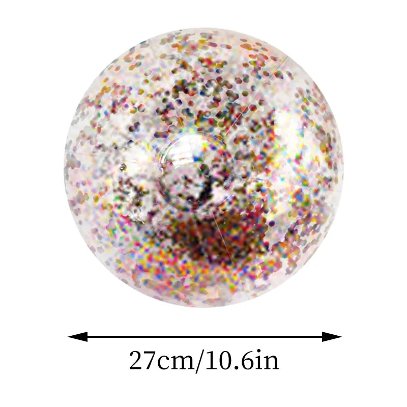 16-Inch Sequins Glitter Inflatable Beach Ball