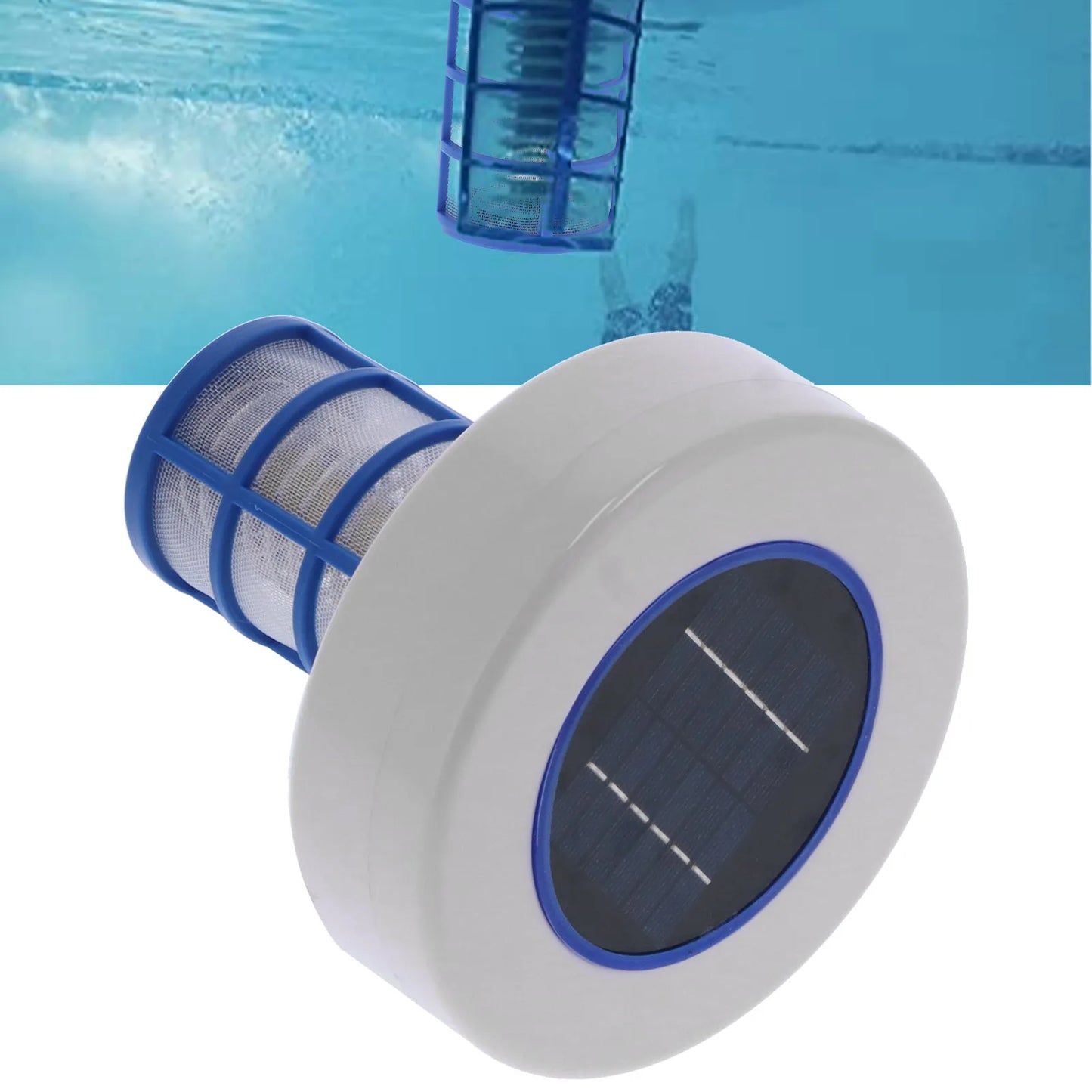Solar Pool Ionizer Cleaner with Silver Ions