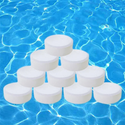 50-Pack Chlorine & Bromine Pool Cleaning Tablets
