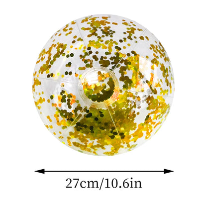 16-Inch Sequins Glitter Inflatable Beach Ball