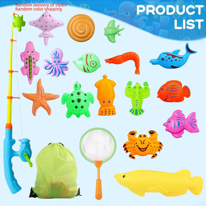 Floating Fish Bath Toy Game Set