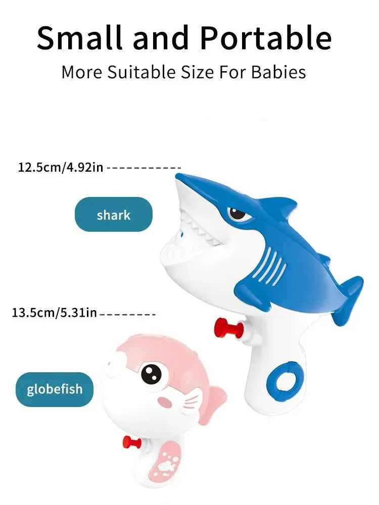 Kids Puffer Fish & Shark Water Guns
