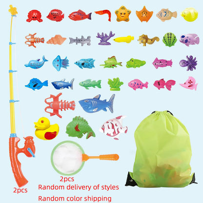 Floating Fish Bath Toy Game Set