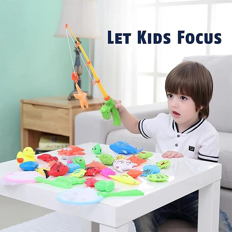 Floating Fish Bath Toy Game Set