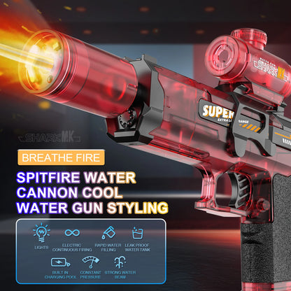 Electric Flame-Effect High-Pressure Water Gun