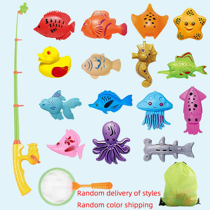 Floating Fish Bath Toy Game Set
