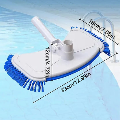 Curved Suction Head Vacuum Cleaner for Pools & Spas