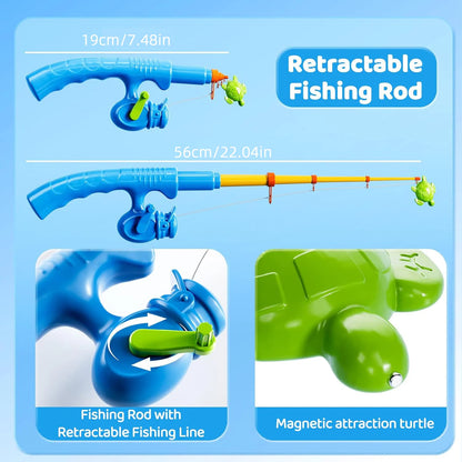 Floating Fish Bath Toy Game Set